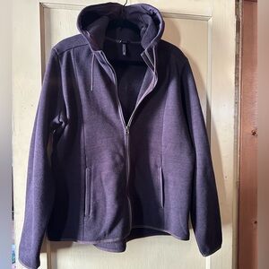 Purple Women’s XL Kuhl zip hooded jacket